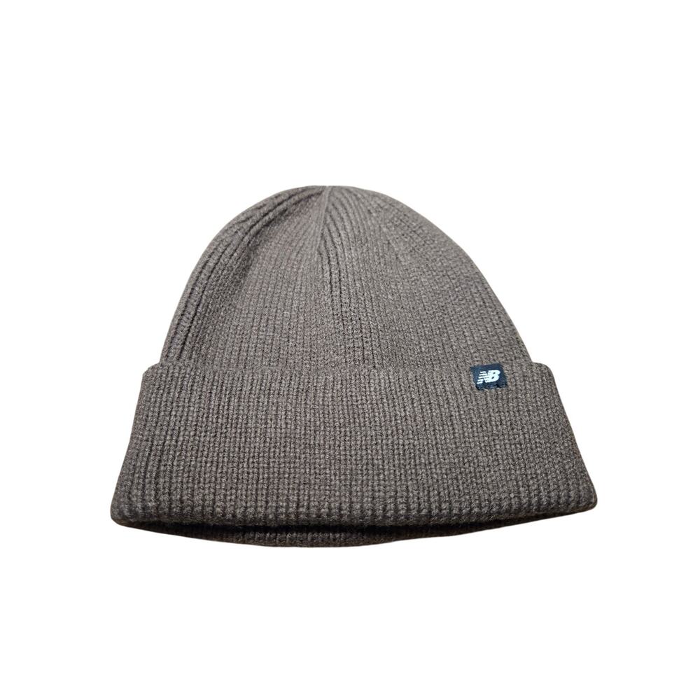 New Balance Running Mens Beanie Brown OSFM